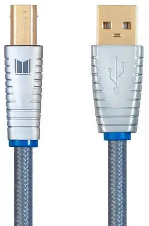 Monolith USB Digital Audio Cable - USB A to USB B - 2 Meter, 22AWG, Oxygen-Free Copper, Gold-Plated Connectors Monolith USB Digital Audio Cable - USB A to USB B - 2 Meter, 22AWG, Oxygen-Free Copper, Gold-Plated Connectors