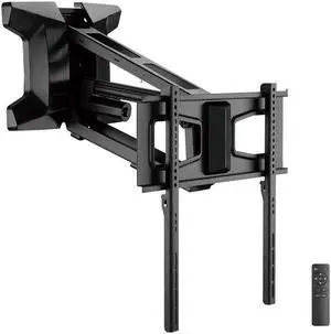 MONOPRICE MOTORIZED ELECTRIC ABOVE FIREPLACE MANTEL PULL-DOWN FULL-MOTION TV WAL