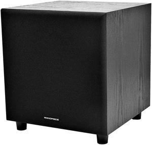 Monoprice 8-inch Powered Subwoofer - Black, 60-Watt (RMS)