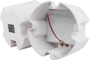 Monoprice ABS Back Enclosure (Pair) for PID 4103, 6.5in Ceiling Speaker (Will not work for PIDs 4102 or 4104)