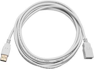 Monoprice USB 2.0 Extension Cable - 10 Feet - White | USB Type-A Male to USB Type-A Female