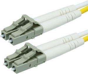 Monoprice Fiber Optic Cable - 50 Meter - Aqua | LC to LC, OM3, 50/125 Type, Multi Mode, 10Gb, Duplex