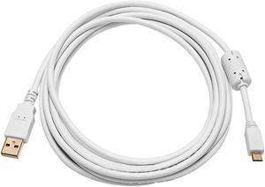 Monoprice USB 2.0 Cable - 10 Feet - White | USB Type-A Male to USB Micro-B Male 5-Pin, 28/24AWG, Gold Plated