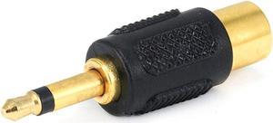 Monoprice 3.5mm TS Mono Plug to RCA Jack Adapter, Gold Plated