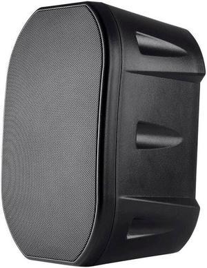 Monoprice 6.5-inch Weatherproof 2-Way Speakers with Wall Mount Bracket (Pair Black)