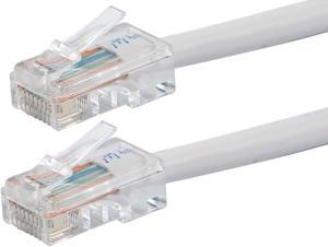 Monoprice Cat6 Ethernet Patch Cable - 7 Feet - White, RJ45, Stranded, 550Mhz, UTP, Pure Bare Copper Wire, 24AWG - Zeroboot Series