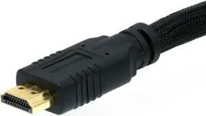 Monoprice 6ft 24AWG CL2 High Speed HDMI Cable With Ethernet w/ Net Jacket - Black