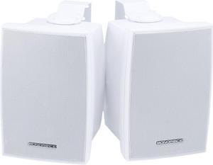 Monoprice 2-Way Indoor/Outdoor Weatherproof Speakers - 5.25in (Pair), 40W Nominal, 80W Max, Easy to Mount to a Wall, a Pole, or any Vertical Surface