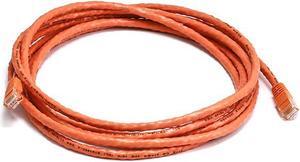 Monoprice Cat6 Ethernet Patch Cable - 10 Feet - Orange | Network Internet Cord - RJ45, Stranded, 550Mhz, UTP, Pure Bare Copper Wire, 24AWG