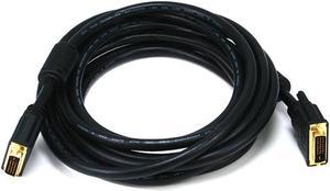 Monoprice 15ft 28AWG CL2 Dual Link DVI-D Cable - Black