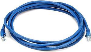 Monoprice Cat6 Ethernet Patch Cable - 10 Feet - Blue | Network Internet Cord - RJ45, Stranded, 550Mhz, UTP, Pure Bare Copper Wire, 24AWG