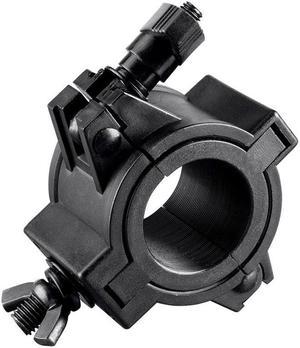 Monoprice ABS Molded O-Clamp Black | With Low Profile Mounting, Fits truss diameters of 1", 1.5", and 2" - Stage Right Series