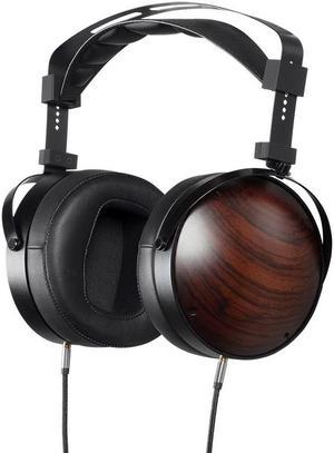 Monoprice Monolith M1060C Over Ear Planar Magnetic Headphones - Black/Wood With 106mm Driver, Closed Back Design, Comfort Ear Pads For Studio/Professional