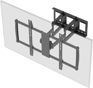 Monoprice Premium Full Motion TV Wall Mount Bracket Low Profile For 60" To 100" TVs up to 176lbs, Max VESA 900x6