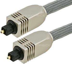 Monoprice 100ft Premium Optical Toslink Cable w/ Metal Fancy Connectors