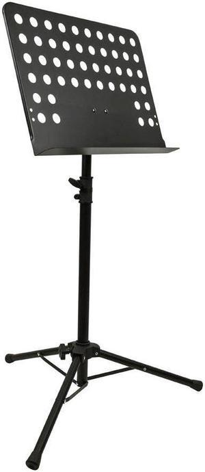 Monoprice Heavy-Duty Sheet Music Stand With Height Adjustable Base Between 26 -46in Above The Floor