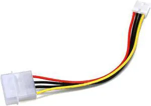 Monoprice DC Power Cable - 0.5 Feet - Molex 5.25 Male to 3.5 Female