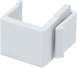Monoprice Blank Insert For Wall Plate - White | 10Pcs/Pack