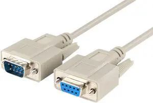 Monoprice 50ft Molded DB9 Male/Female Serial Cable