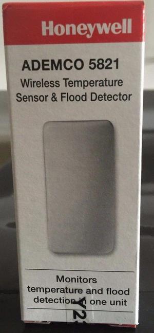 Honeywell 5821 Wireless Temperature Sensor & Flood Detector w/ Battery