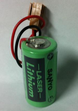 Sanyo CR17335SE-R 3 Volt Lithium Battery, Industrial & Memory Applicat