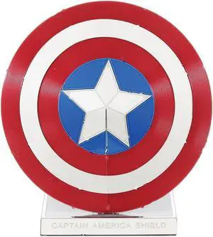 MetalEarth Marvel Captain Americas Shield 3D Model by Fascinations