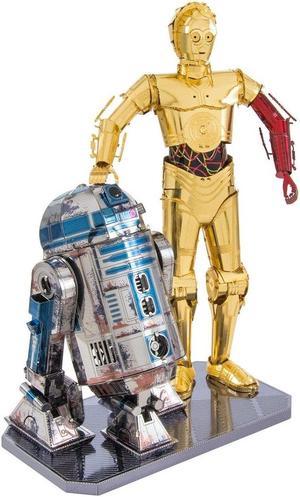Metal Earth 3D Laser Cut FULL COLOR Model BOXED GIFT SET Star Wars C-3PO + R2-D2