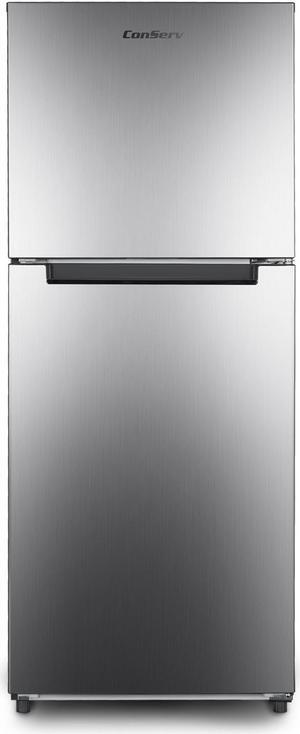 Conserv 24" Wide 10 cu.ft. frost-free Top Freezer Refrigerator Stainless