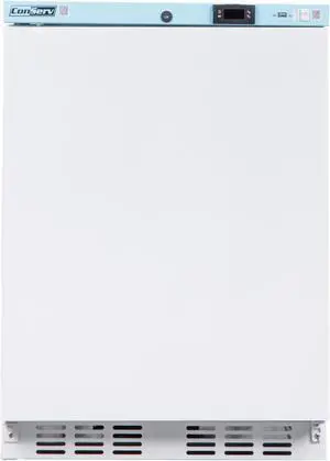 3.9 cu.ft. Frost-free Commercial Refrigerator in White with Temperature Alarm