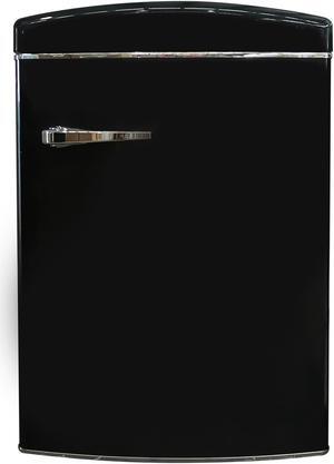 ConServ 3.2 cu. ft. Retro Convertible Refrigerator-Freezer Frost Free in Black