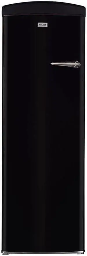 24 in. Classic 8.3 Cu. FT. Frost Free Retro Upright Freezer Black