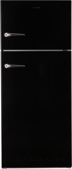 Conserv 30in RETRO Refrigerator 18cf Top Mount w/AUTOMATIC ICE MAKER 110V Handle