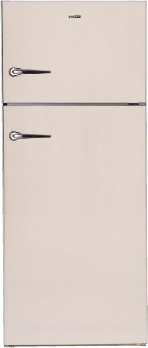 Conserv 30in RETRO Refrigerator 18cf Top Mount w/AUTOMATIC ICE MAKER 110V Handle