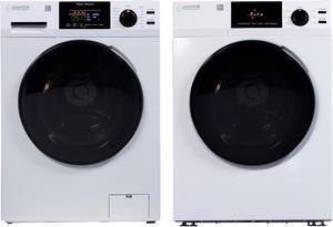 Equator DELUXE LAUNDRY SET Digital Washer 1.9cf 110V+ Vented Dryer 4cf 110V