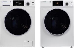 Equator DELUXE LAUNDRY SET Sani Washer 1.9cf 110V +Vented Dryer 220V