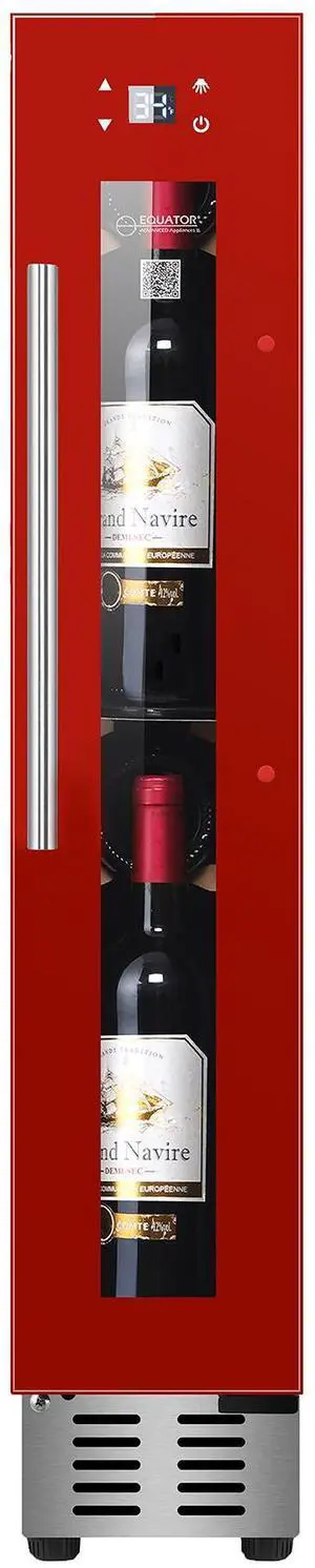Equator 9 Bottles Wine Refrigerator 1-Zone Freestanding/Builtin 7 Color LED 110V