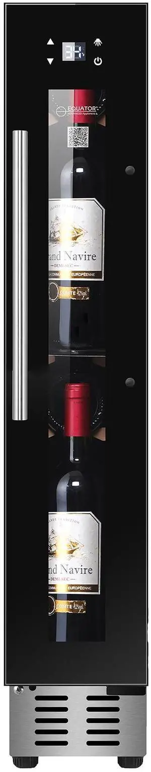 Equator 9 Bottles Wine Refrigerator 1-Zone Freestanding/Builtin 7 Color LED 110V