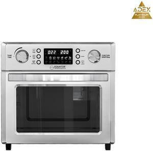 Equator Countertop 5-in-1 Air Fryer+Convection+Pizza+Grill+Dehydrator Stainless