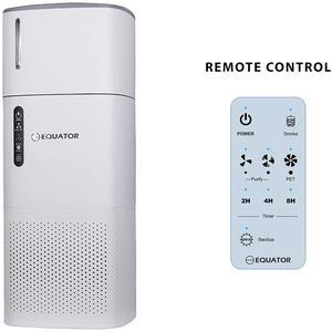 Equator HEPA Air Purifer Sterilizer Ionizer Humidifier ION Smoke Remover PET Option 431sf 110V