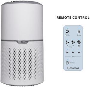 Equator HEPA Air Purifier/Sterilizer PET Option ION Smoke Remover 269sf 110V
