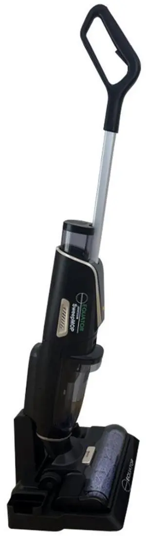 Equator 3-in-1 VAC SWEEP MOP FLOORS+CARPET Self-clean, voice prompt, light 8 lbs