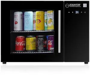 Equator 25in COUNTERTOP Beverage Refrigerator 40 Cans Touch Control 110V