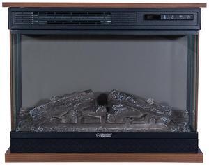 Equator 26" Freestanding Portable Fireplace Only Heat or 7 Color LED Remote 110V