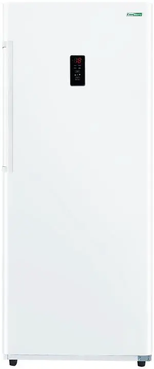 Conserv 14cf Upright Freezer CONVERTIBLE REF Garage Ready E-Star 28in wide 110V in White