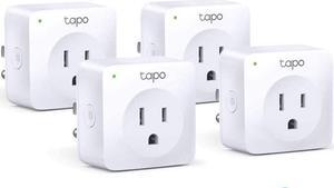 TP-Link Tapo Smart Plug Mini, Smart Home Wifi Outlet Works with Alexa Echo & Google Home, No Hub Required, New Tapo APP Needed (P100 4-pack)