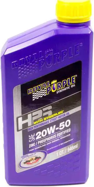 Royal Purple 31250 HPS Street Synthetic Motor Oil 20W50 1 Quart