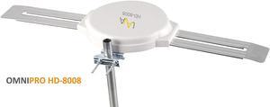 LAVA HD-8008 Amplified Indoor/Outdoor OmniPro Antenna Digital HDTV UHF/VHF/FM