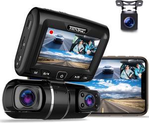 Whistler HD Automotive Digital Video Recorder D2200 Dual Lens Dash Camera