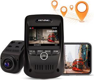 REXING V1 MAX 4K Dash Cam 3840X2160@30fps UHD WiFi GPS Car Dash Camera w/Night Vision, Supercapacitor,170 Degree Wide Angle, Mobile App, Loop Recording, G-Sensor, Parking Monitor, Support up to 256GB