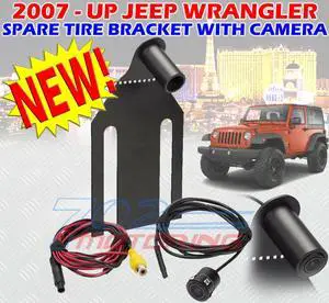 IBEAM TE-JPKT BACK UP CAMERA & MOUNT VIEW SPARE TIRE JEEP WRANGLER JK 07-17